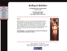 Tablet Screenshot of kelleybelcherlaw.com